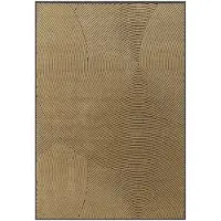 Acsento Chiara Waves Vloerkleed 280 x 380 cm - Grey / Gold
