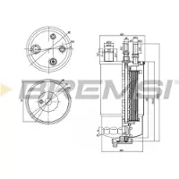 Bremsi FE0050 Brandstoffilter