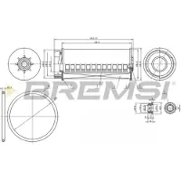 Bremsi FE0334 Brandstoffilter