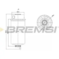 Bremsi FE0778 Brandstoffilter