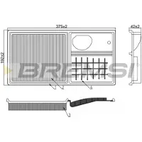 Bremsi FA1019 Luchtfilter