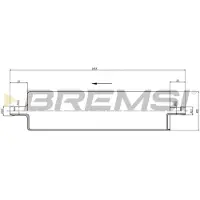 Bremsi FE1017 Brandstoffilter