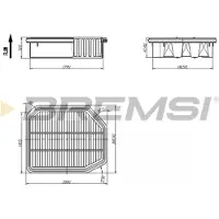 Bremsi FA1089 Luchtfilter