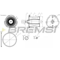 Bremsi FE0358 Brandstoffilter
