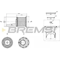 Bremsi FE2439 Brandstoffilter