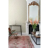ESTAhome behang art deco motief wit en goud - 53 cm x 10.05 m - 139456