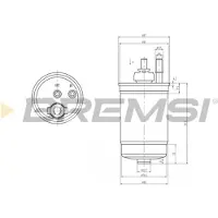 Bremsi FE0839 Brandstoffilter
