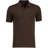 BOSS Pallas-polo van katoenpiqué met logostiksel Maat M