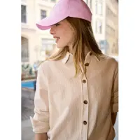 Street One Studio Street One Dames Kap met gewassen look - Roze - One size