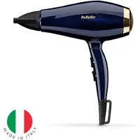 BaByliss Black Onyx haardroger - 2200 W vermogen - Opvouwbaar ontwerp - Inclusief diffuser en concentrator accessoires