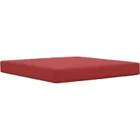 vidaXL Buitenbankkussen Polyester Wijnrood 80 x 80 x 8 cm