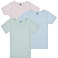 Petit Bateau T-shirt Korte Mouw 3 TEE SHIRTS MC kind 8 jaar