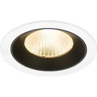 SLV Inbouwspot Numinos L wit/zwart 2700K - 40gr
