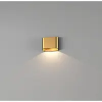 Artdelight Wandlamp Diaz 1L Warm goud