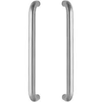 Intersteel Deurgrepen per paar U-vorm 830x80x30mm HoH 800mm - RVS