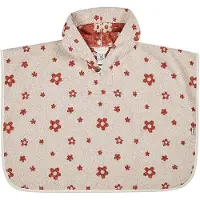 Sterntaler Badponcho boerenbloemen ecru