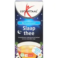 Lucovitaal 2+2 Gratis: Slaap Thee Vegan 20 Stuks