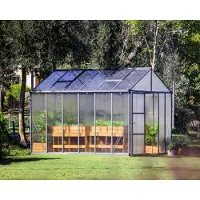 Canopia Tuinkas Glory Premium - Polycarbonaat 10mm - Grijs - 253x364x269cm