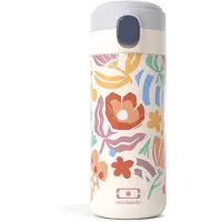 Monbento Geïsoleerde waterfles met tuit - Kinderen - Snelopenende dop - Pop Paper Cut