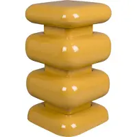Dutchbone Bijzettafel Stubby Stool Yellow