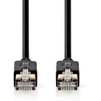 Nedis Cat 6 kabel | RJ45 stekker | F/UTP | 2,00 m | rond | LSZH PVC | antraciet | Verpakking met venster