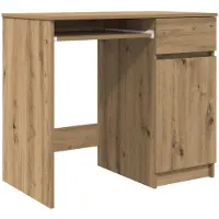 vidaXL Bureau ambachtelijk 86x49x76 cm spaanplaat eikenkleurig