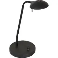 Mexlite Bureaulamp 8w Led zwart