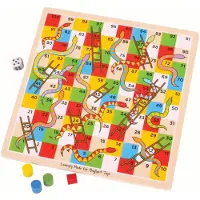 Bigjigs Traditional Snakes & Ladders