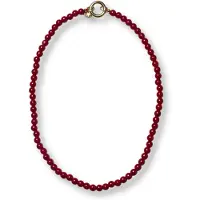 BONNIE STUDIOS Dames Sieraden Noah Agaat Necklace - Rood - Maat ONESIZE