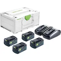 Festool SYS 18V TCL 6 DUO 4x 18V Li-ion - 5,0Ah