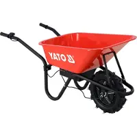 YATO YT-86097 Elektrische Kruiwagen – 500W Borstelloze Motor – Draagvermogen 150 kg – Accu Kruiwagen met Achteruitversnelling – Tot 8 Uur Werktijd – Inclusief Oplader