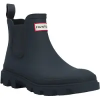 Hunter Downpour Chelsea Rubber Heren Navy Wellingtonlaarzen