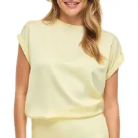 Vila Shirt 'VIEllette' pasteelgeel