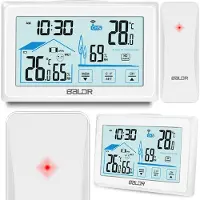 Baldr Weerstation met display BD-910 wit