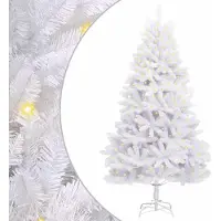 Syfax Kunstkerstboom 300 LED's PVC en staal Wit