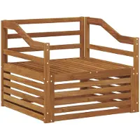 vidaXL Buitensofa Naturel