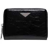 Replay portemonnee Zip Around Wallet Black zwart