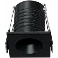 Beneito Faure Nano Pulsar Sq inbouwspot - 3,5 W, 30° lichtbundelhoek, mat zwart, kleine lichtvlek van 35 mm, 2700 K -
