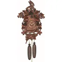 Engstler - 938 - Koekoeksklok - 1-daags kettinguurwerk - Notenhout - 46 cm