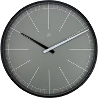 Nextime nXt Gray – Wandklok – 40 cm – Metaal – Grijs