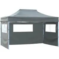 Prolenta Maison Exclusive - Partytent, 291 x 431 x 315 cm, antraciet, Oxford-stof