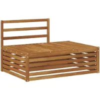 vidaXL Buitenhoekbank Naturel 115 x 83 x 73 cm Massief Acacia Hout