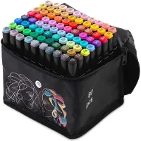 Nukido Alcoholmarkers met zakje 80 stuks NK-912