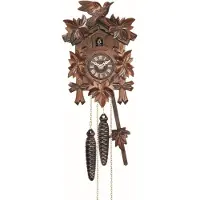 Engstler - 522 - Koekoeksklok - 1-daags kettinguurwerk - Notenhout - 22 cm