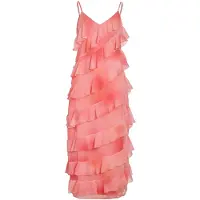 Vila Avondjurk 'VILuna' pink / framboos