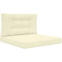 vidaXL Buitenbankkussen Polyester Crème 80 x 80 x 8 cm