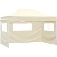 Prolenta Maison Exclusive - Partytent, 291 x 431 x 315 cm, crème kleur, Oxford-stof
