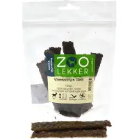 Zoolekker - Vleesstrips geit of fazant hondensnack (100 g) Geit x5