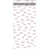 ESTAhome behang grafisch motief roze - 53 cm x 10.05 m - 139065