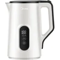 Midea 1,5L RVS Waterkoker met Temperatuurinstelling 45–100°C, 2200W Dubbelwandige Theekoker, Digitale Temperatuurweergave, BPA-vrij en Veiligheidsfuncties